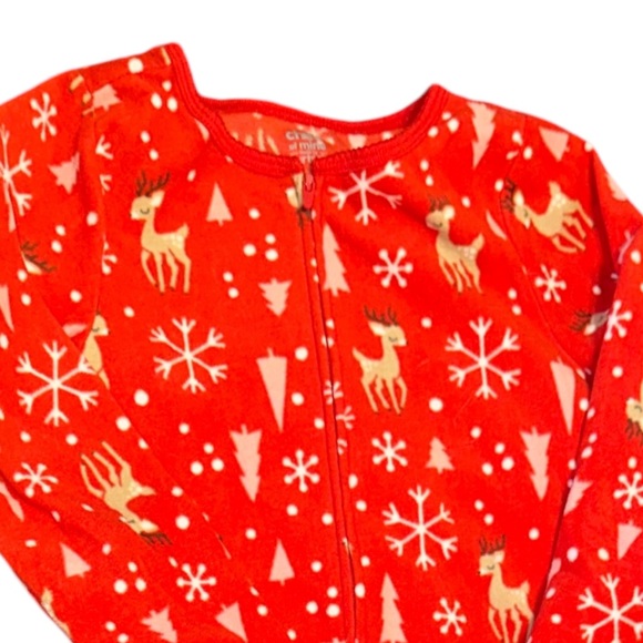 Fleece Christmas Onsie Pyjamas - Picture 2 of 4